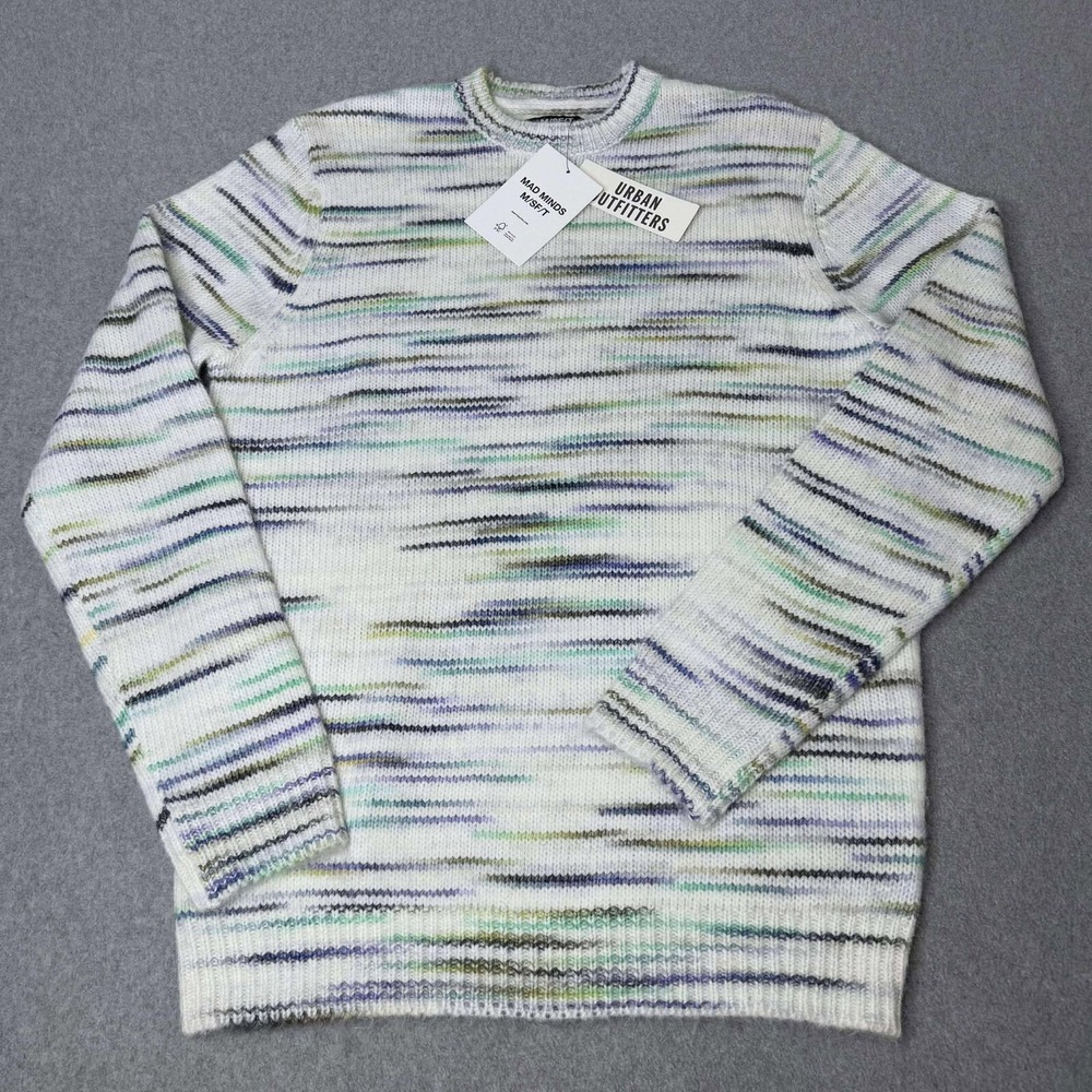 NEW M/SF/T Mad Minds‎ Wool Blend Pullover Sweater Long Sleeve Men's Size Small